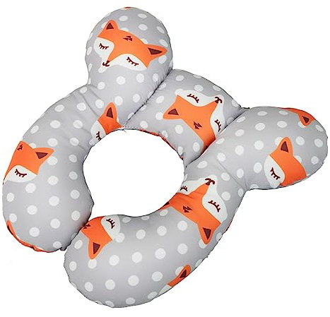 Nackenkissen Baby Reisekissen Kinderwagen Nackenstützkissen Ergonomisch Nackenstütze Weich Nackenpolster Babybett Stützfunktion Nackenhörnchen Kindersitz Schlafkissen Neugeborene Travel Neck Pillow