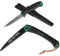 FLISSA Outdoor Messer & Handsäge Set, Jagdmesser feststehende Klinge mit Scheide, Astsäge klappbar mit Sicherheitsverschluss, Klingenlänge 105mm, Sägeblattlänge 180 mm, Für Outdoor, Camping, Garten