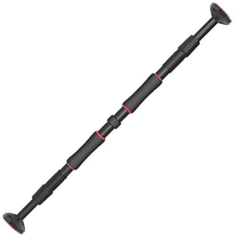 Samnuerly Klimmzugstangen Türrahmen Reckstange Verstellbare Innenstange Wand Ohne Schraube Körpertrainingsgerät 70-120cm (70)