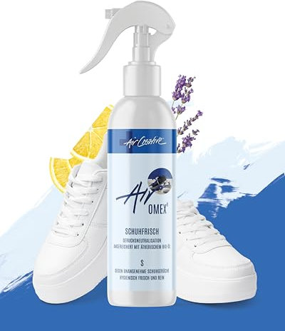 Air Creative Schuhdeo – natürliches Spray gegen Schuhgeruch | Schuhspray ohne Chemie, dermatologisch getestet, 250 ml