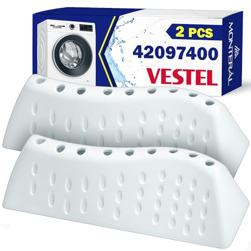2x Ailette de Tambour de Machine a Laver 140x47x41 mm 42097400 pour Vestel | Garantie de 10 Ans - MONTERAL