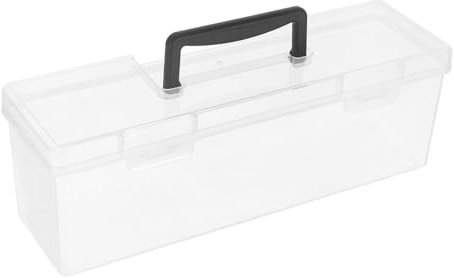 BEBEMOKO Aufbewahrungsbox Kleine Vorratsbehälter Aus Kunststoff Vorratsbehälter Mit Transparenter Abdeckung Organisator Mit Unterteilten Fächern Aufbewahrungsboxen Für