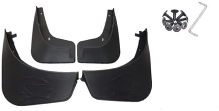 SHIFENG Auto Kotflügel Kompatibel mit Smart Fortwo Forfour 453 2015-2021 Zubehör 4 Stück (453 Fortwo 2 Türen)