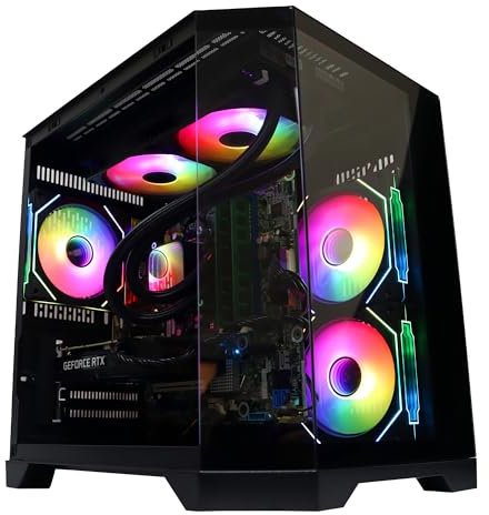 Liquid Cooled Gaming PC – Intel Core i9-14900KF | RTX 5090 32GB | 64GB RAM | 2TB NVMe SSD | ARGB Lighting | Windows 11 | WiFi (Intel Core i9-14900KF, RTX 5090)