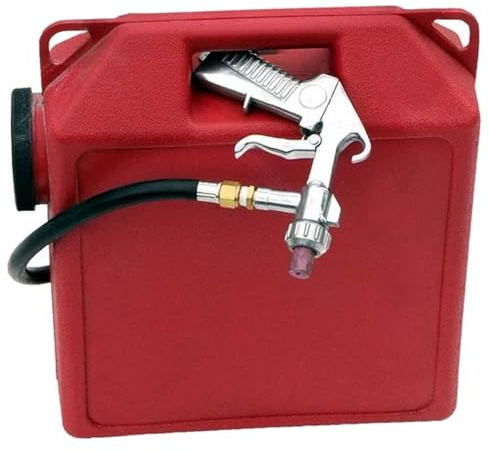 2.5 Gallon Air Powered Sandblaster Kit Portable Air Compressor Rust/Paint Remover Tool with Carry Strap 30lb Capacity