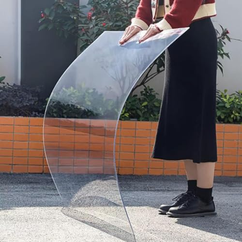 ROBAUN Transparente Polycarbonat-Dachplatten, strapazierfähige Regenschutzdachabdeckung for Überdachungen, Carports und Frühbeete, Isolierpaneele mit einfacher Zuschneidbarkeit(0.6x5m)