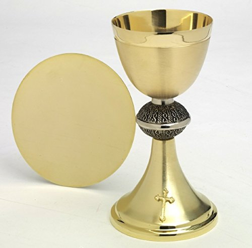 Calices, Hauteur 20 cm, Laiton, Or