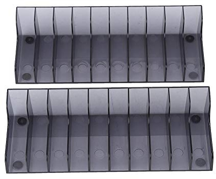 Lazmin 2 PCS Game Card Speicher Ständer, CD DVD Speicher Rack Halter Mount Disk Ständer Halter/SLIM/PRO