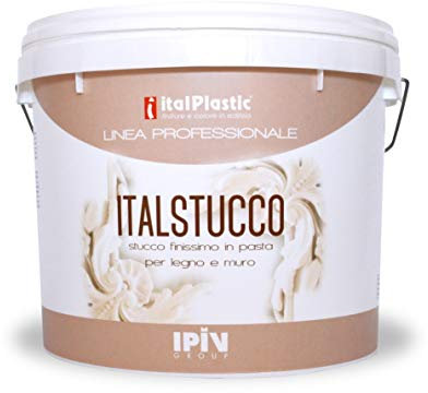 Stucco, Malta,in pasta Bianco. Riempitivo,autoadesivo,extrafine per interni 5KG