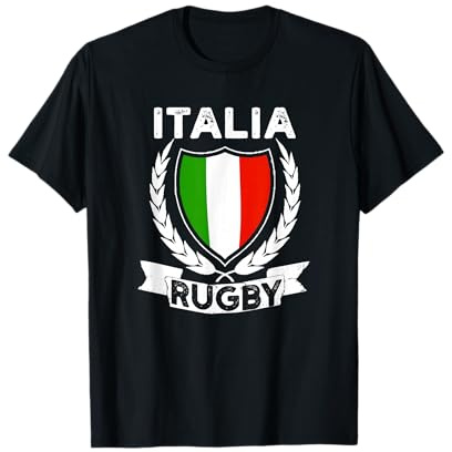 Maillot de rugby pour les fans de rugby italiens et italiens T-Shirt
