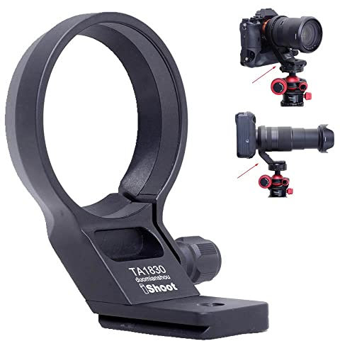 iShoot Anneau de Montage pour Trépied Bague Collier d'Objectif Compatible avec Tamron 18-300mm f/3.5-6.3 Di III-A VC VXD B061 (X/E Mount), Support d'Lentille plaque de dégagement rapide de la Arca Fit