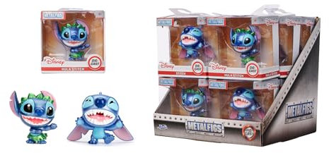 Jada Toys Disney Stitch Figur (1 Stück) - 1 von 2 Lilo & Stitch Sammelfiguren aus Metall (Stitch oder Hula Stitch) für Fans und Sammler ab 8 Jahre, Welle 1, Auswahl per Zufallslos, 6,5cm