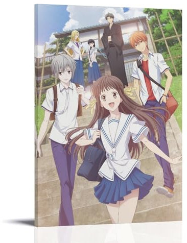 ZCHLATGDE Fruit Basket Anime Poster Decorative Painting Canvas Wall Art Living Room Poster Bedroom Painting Wall Art Picture Print Modern Family Room Decor 24 x 36 inches (60 x 90 cm)