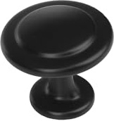 TMY 10 x Möbelknöpfe Schrankknöpfe Schwarz Möbelgriffe 30 mm | Schrankgriffe Knauf Knöpfe für Schränke Möbelgriff Griffe für Küchenschränke | Türknauf Schrank Griff für Schranktüren Möbelknopf