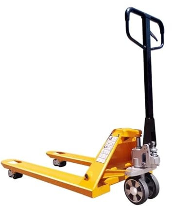 transpaleta manual transpaleta móvil Carretilla elevadora manual de 2, 2,5, 3, 5 toneladas for manejo de palés, remolque con cilindro hidráulico de tracción manual, apilador de ganado.(3T rubber wheel