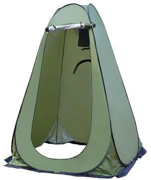 Changing Tent Outdoor Camping Shower Bath Toilet Tent For Privacy Fishing Photography Changing Shelter Auto Speed Open Pop Up Instant Portable (Green)