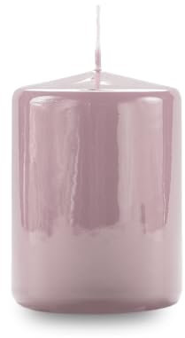 Candela diametro 7 cm altezza 10 cm - Colore Rosa bebé - Per operatori Horeca, eventi e decorazione della casa - Durata 55 ore - Cereria Di Giorgio