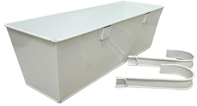 Large Indoor Handrail Planter Box for Balcony or Porch Hanging Flowerpot for Deck Plant Holder Accessories
