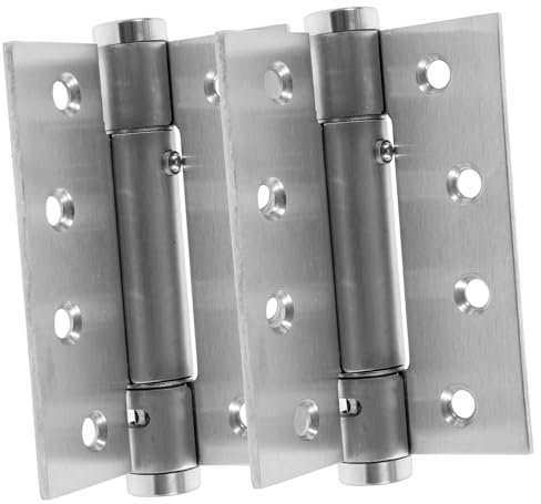 NUOBESTY 16 Ensembles Charnières De Porte À Fermeture Automatique Aluminium Charnières Robustes Pour Portes Extérieures Installation Facile Performance Stable 2 Pièces * 16