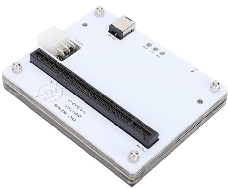 Zunate Dock de Carte Graphique Externe, USB4 10 Gbps de Carte Graphique Dock pour JHL7440 PCIe 16x Slot PCB Prise en Charge de PCIe X4 SSDS Hot Swap avec Un Câble de Données 1M pour Un