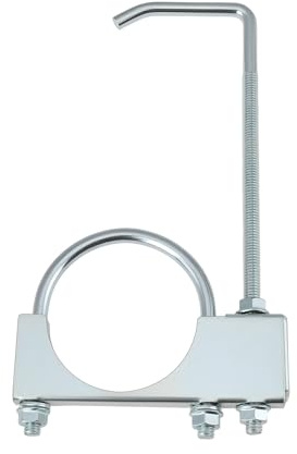 ECSiNG 1 Abrazadera de Escape de 3 Pulgadas en Suspensión (142 X 80 X 250 Mm) para Tubo de Escape de 65-76,5 Mm