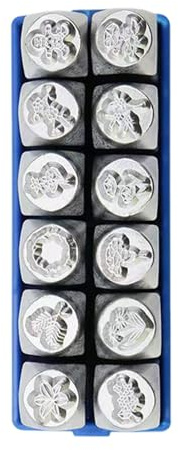 Lot de 12 burins en métal pour la gravure de bijoux - Outils de sculpture en acier pour la fabrication de bijoux