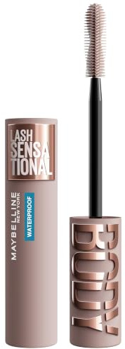 Maybelline Lash Sensational Body Mascara, volumizing, Black Waterproof | volumizing, Up To 24H Lift, Smudge-Resistant, Flake-Resistant, Clump-Resistant, Suitable For Sensitive Eyes