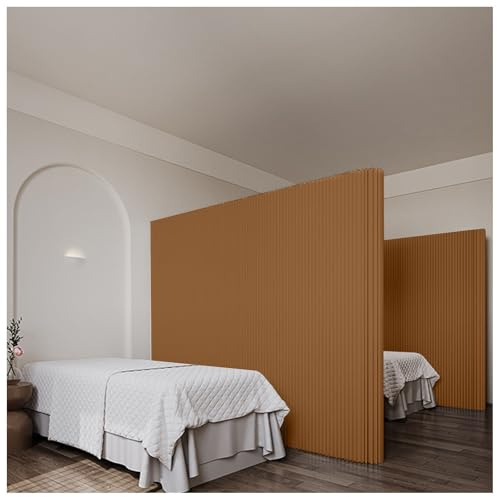 Aeovot Faltbar Room Divider Wall, Modern Raumteiler Trennwand Ausziehbar, Ohne Bohren Raumteiler Ideen, Kraftpapier Paravent Innen für Gewerbliche Räume, Einzelhandelsgeschäfte, Büro, Dekoration