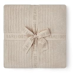Barefoot Dreams® CozyChic Lite® Ribbed Throw, Stone, 54x72