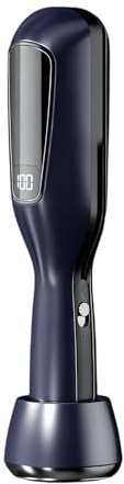 Strumento di riparazione per capelli con doppie punte, portatile, per doppie punte e punte rotte, dispositivo di riparazione senza fili con display a LED e sistema di taglio di precisione (viola scuro