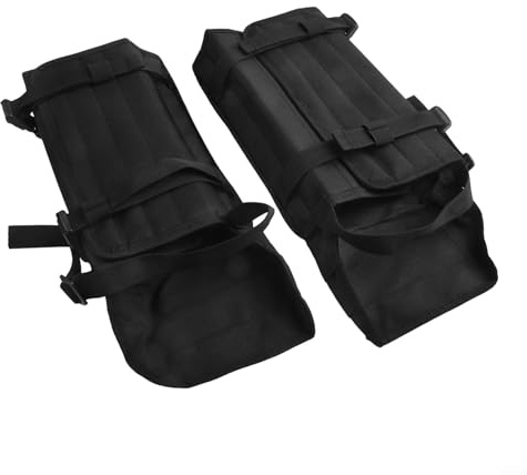 Zilimontt Polainas de senderismo al aire libre para hombres y mujeres – Fundas protectoras para piernas con correas de hebilla ajustables, tela Oxford + protector de serpiente y espina forrado de