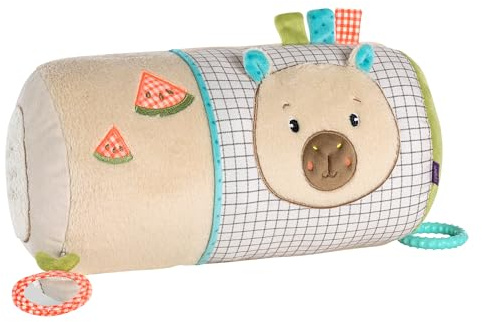 Fehn Krabbelrolle Capybara Clara – Krabbel-Hilfe mit Spielfunktionen | Im lustigen Capybara Clara-Design, fördert Motorik, Koordination & Sinne – für Babys und Kleinkinder ab 0 Monaten