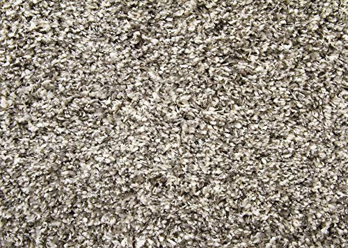 Steffensmeier Ragolle Twilight Hochflor Teppich Shaggy, weich & elastisch, moderner Wohnzimmer Teppich, Silber meliert 6699, 160x230 cm