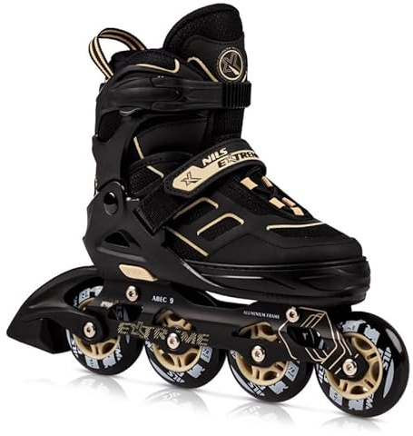 NILS - Inlineskates Technology ABEC9 Skates - Gr. 31-34, 39-42 verstellbar (35-38 verstellbar)