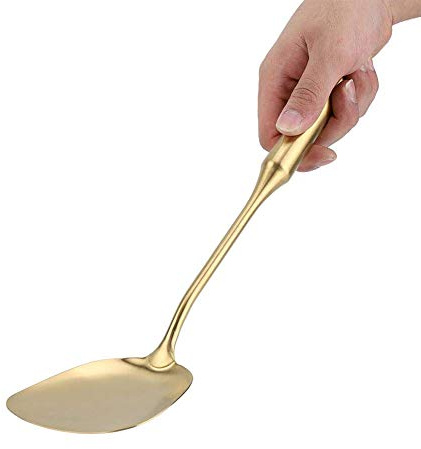 Stainless Steel Spatula Turner Wok Spatula Cooking Turner Heatresistant Ergonomic Handle Cooking Shovel Spatulaturner for Eggs Pancakes Omelet Burger