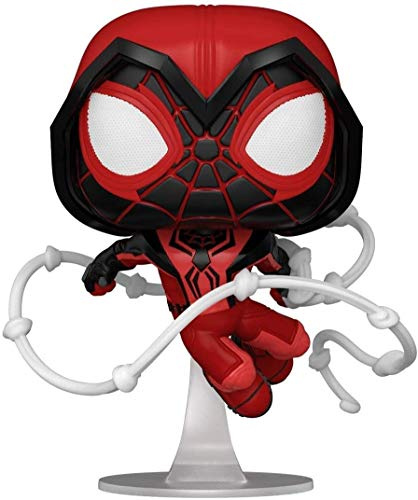 Funko Pop! Games: Miles Morales - Crimson Cowl Suit - Spider-man - Miles Morales Game - Vinyl-Sammelfigur - Geschenkidee - Offizielle Handelswaren - Spielzeug Für Kinder und Erwachsene