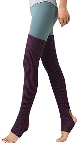 Nanxson Damen Stulpen Lang Winter Gestrickt Legwarmer Gerippt Beinwärmer | Beinstulpen Beinlinge,Frauen Strümpfe,Mädchen Strumpf,Winter Beinwärmer,für 80er Jahre,Party,Tanz,Sport,Yoga,Ballett