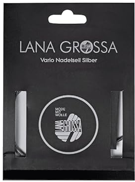 Lana Grossa Nadelseil Vario Stahl | extrem flexibel & langlebig | fast nahtloser Übergang zur Nadel | 40cm