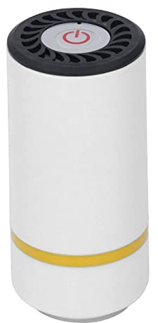 Sigillatore sottovuoto portatile,macchina per sigillare sottovuoto automatico sottovuoto Macchina sottovuoto portatile senza fili per laconservazione degli alimenti design compatto (Bianco avorio)