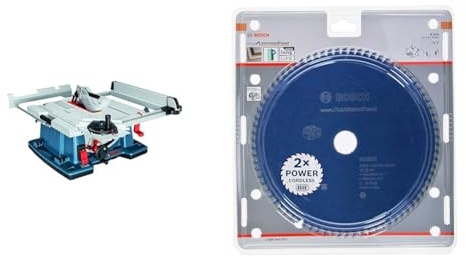 Bosch Professional Tischkreissäge GTS 10 XC (2000 Watt, Sägeblatt-Ø: 254 mm, Sägeblattbohr-Ø: 30 mm) + Kreissägeblatt Expert for Laminated Panel (Spanplatten, 254 x 30 x 2,6 mm, 78 Zähne, Zubehör)