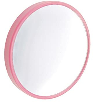 Specchio ingranditore 1/2/5/10/15X con Due Ventose Ingrandimento del Bagno Specchi Rotondi incorniciati Strumenti for Il Trucco Specchio ingranditore (Color : E/15X)