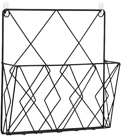 Ziurmut Wandzeitungshalter, Wandakten-Organizer, Metallzeitungshalter für Badezimmerzeitung, Wandhalterung, Zeitschriftenhalter für Toilette