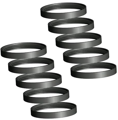 Lot de 10 Joint silicone Ø80 mm haute température pour poêle