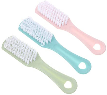 LALAFINA 3stücke Teilige Reinigungsbürsten Mit Pp-Borsten Zum Waschen Von Kleidung Und Schuhen Haushaltsreinigungswerkzeuge Für Küche Bad Und Garten Blau Grün Rosa