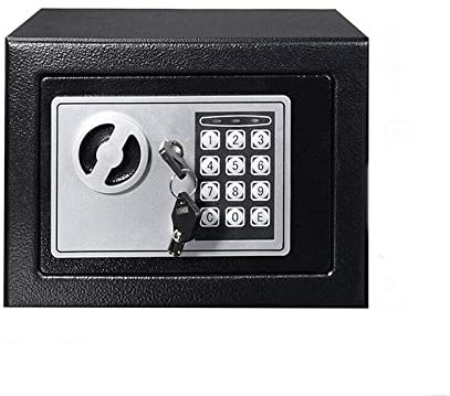 YASTA Cassaforte Da Muro Elettronica 23x17x17 Cm 6L Cassetta Di Sicurezza Nascosta Con Chiave Cassa Forte Invisibile Da Incasso Per Armadio