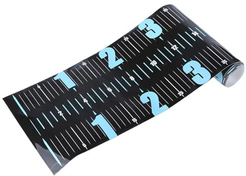 Rebellious 51 pouces Autocollant de Mesure Ruban Pêche Mètre Ruban Autocollant Appareil Pliable 130 cm Règle de Mesure Étanche