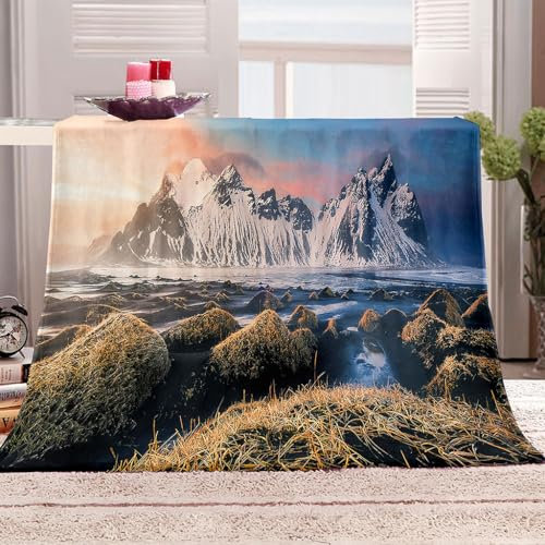 KQYLBM Strand Kinderdecke 100 X 150 cm Decke Fleece Cozy Blanket Winterdecke