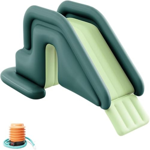 Toboggan de piscine pour piscines hors-sol, toboggan aquatique gonflable, centre de jeux en plein air, toboggan aquatique(#C)