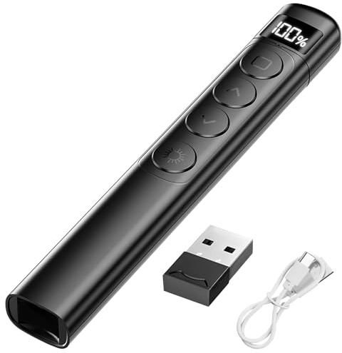 Presenter mit Laserpointer,Powerpoint Fernbedienung Präsentationsfernbedienung Pointer für Präsentationen
