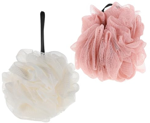 IWOWHERO 2piezas Esponja de Baño de Lufa Esponjas de Ducha Grandes para Exfoliante Corporal para Uso Baño y Ducha Gel